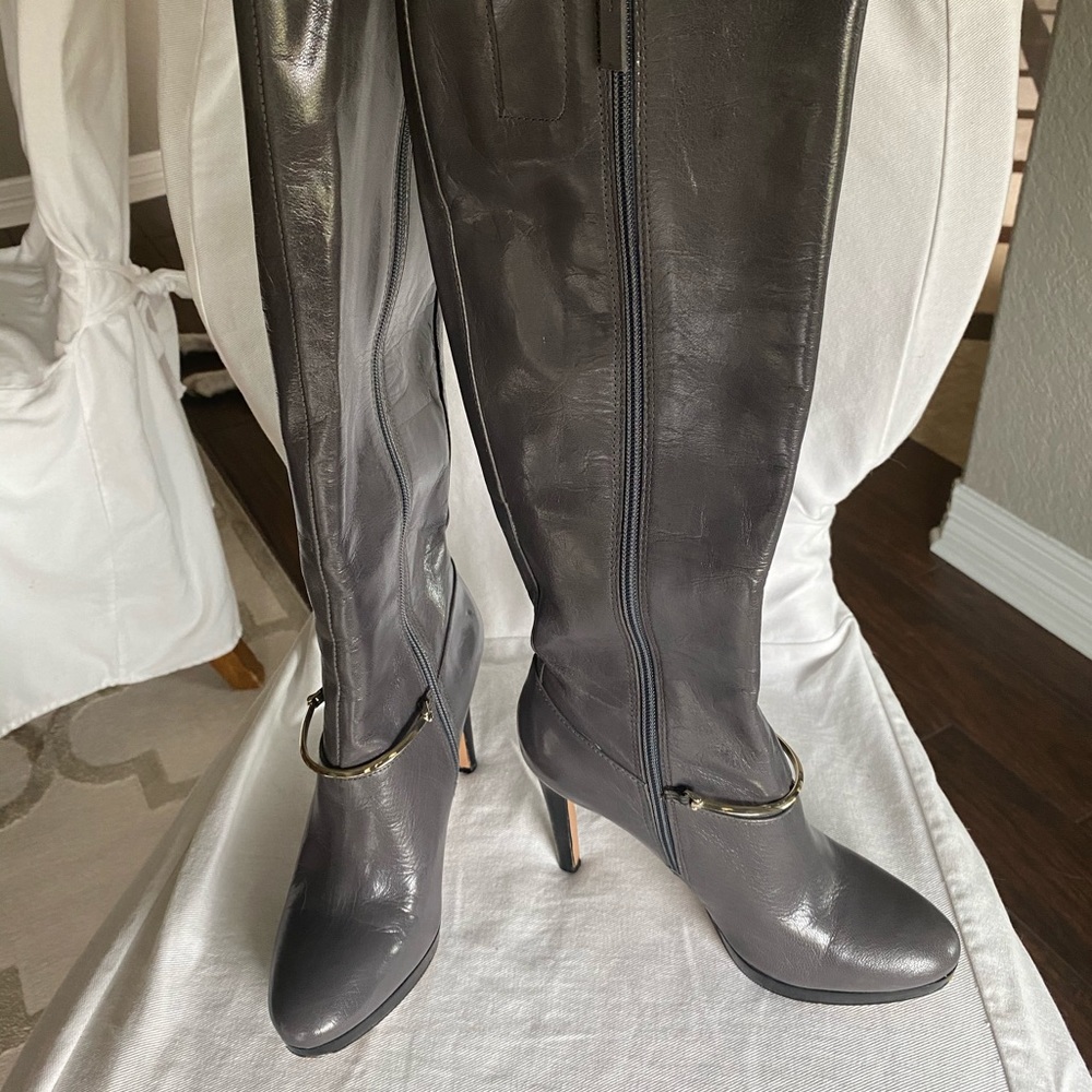 Grey Nine West Pearson Tall Boots